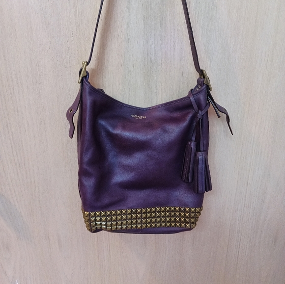 Coach Handbags - Coach rare plum purse. Large, Pre loved. Excellent condition A+